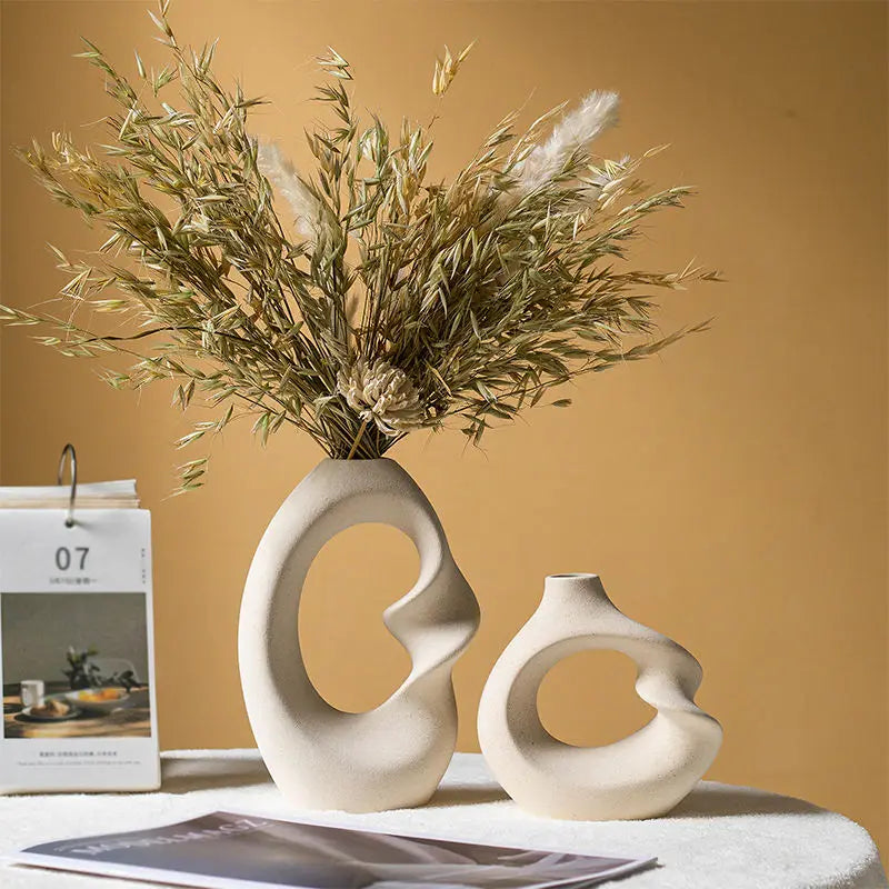 Oslo Form – Set of 2 Matte Ceramic Vases