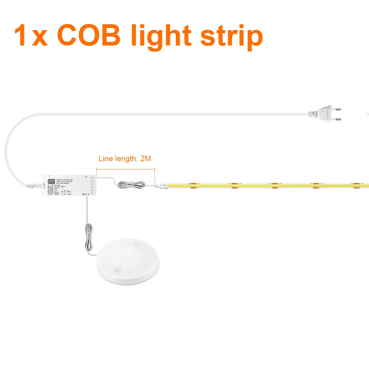 LumaBar™ — Touch-Activated Under Cabinet LED Strip Light