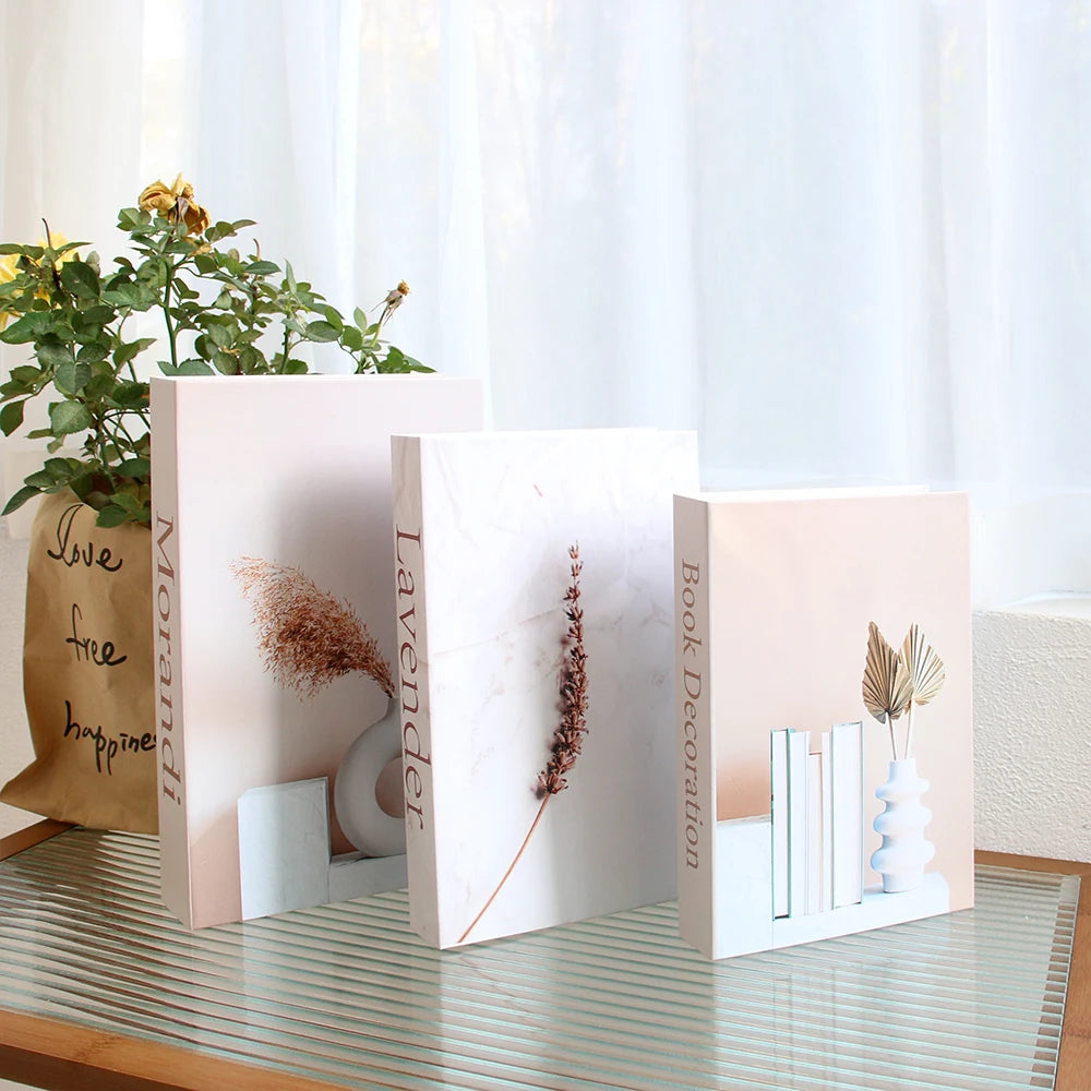 Architect’s Silence – 3-Piece Decorative Book Display Set