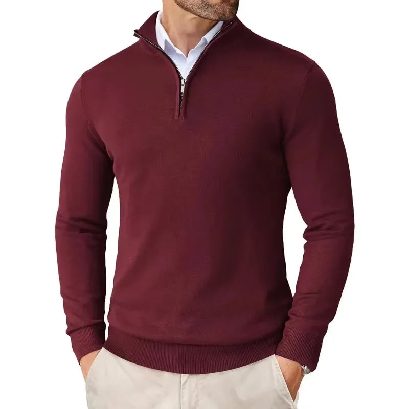 Summit Quarter-Zip Knit Pullover