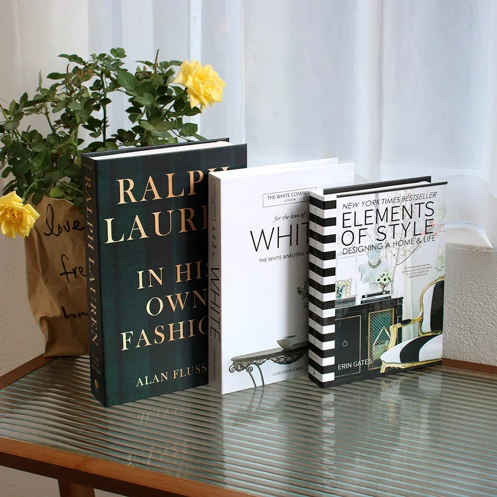 Atelier Volumes – 3-Piece Decorative Book Set