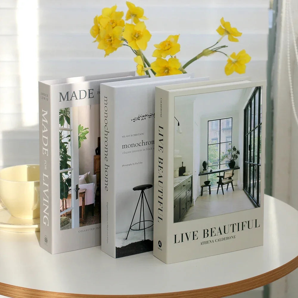 Atelier Volumes – 3-Piece Decorative Book Set