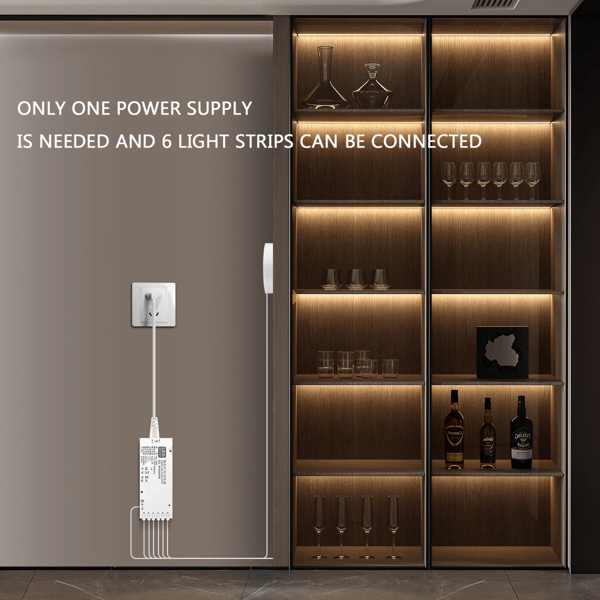 LumaBar™ — Touch-Activated Under Cabinet LED Strip Light