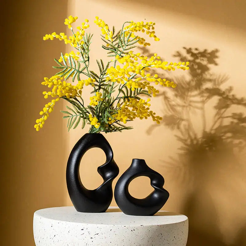 Oslo Form – Set of 2 Matte Ceramic Vases