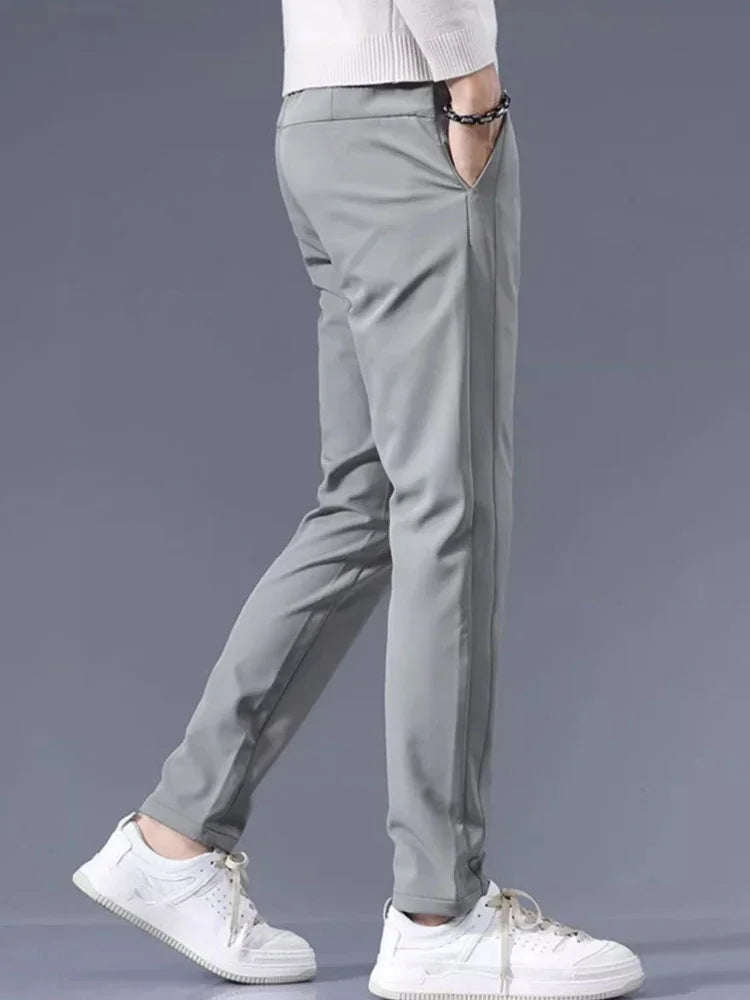 Oxford Straight-Leg Business Trousers