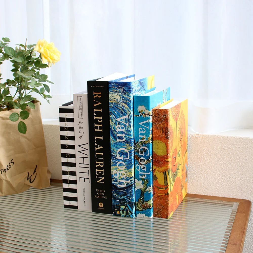 Architect’s Silence – 3-Piece Decorative Book Display Set
