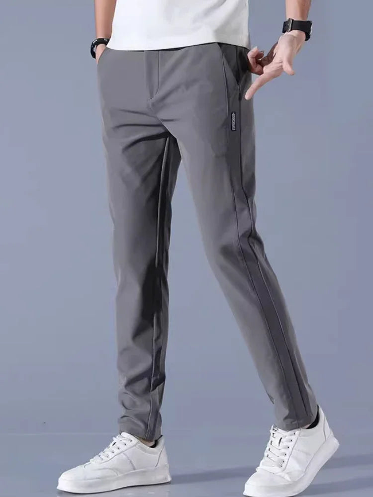 Oxford Straight-Leg Business Trousers