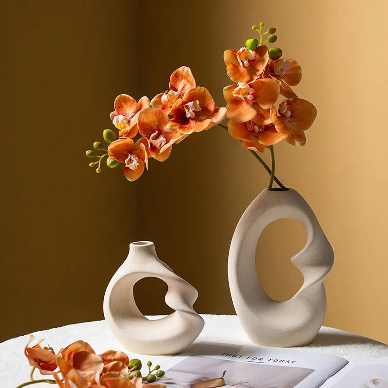 Oslo Form – Set of 2 Matte Ceramic Vases